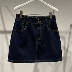 Lasaky - Vivis Meadow High-Waisted Denim Pencil Skirt Denim Pencil Skirt, Wrap Around Skirt, Types Of Skirts, High Waisted Denim, Olivia Mark, Pencil Skirt, Dark Blue, Pencil, High Waisted