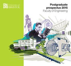 an image of a man holding a machine in front of him and the words post graduate prospectus 2013 faculty of engineering