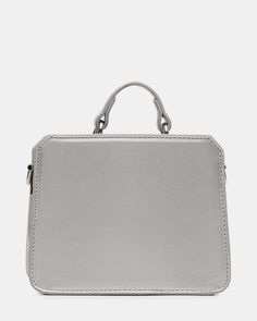 Expertly designed and crafted, the EVELYN mini bag features a top-handle and a sleek curb chain with a metallic logo accent. Its versatile design also includes a webbed crossbody strap and a detachable zipper pouch, making it a stylish and functional accessory for any occasion. Structured top-handle bag 2 gusseted compartments Top zipper compartment with interior zipper pocket Top flap compartment with snap closure Custom branded hardware at the front Detachable zipper pouch Detachable adjustabl Pouch Making, Structured Top, Bag Silver, Synthetic Materials, Functional Accessories, Pocket Top, Strap Top, Strap Tops, Custom Branding