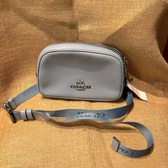 Nwt! Currently Out Of Stock! No Trades, Offers Considered! On-the-go Shoulder Bag With Branded Hardware, On-the-go Pouch Bag With Branded Hardware, Belt Bag, Coach Bags, Crossbody Bags, Color Blue, Women Shopping, Blue, Color