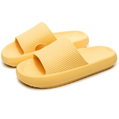 PRICES MAY VARY. 【Super Soft & Lightweight】Latest Technology-Super Soft Home Slippers use ultra rebound soles to make you feel like you are stepping on the cloud, giving you a sense of cloud feet, And Lightweight material is more comfortable than rubber slippers / sandals. 【Thick Sole Design】Different from other plastic home slippers, this pair of massage slippers use about 1.6 inch - 4cm thick sole, which makes you taller and more wear-resistan. 【Double Anti-Slip】The interior of cloud Slippers Pillow Slippers, Cloud Slippers, Tiktok Famous, Rubber Slippers, Cloud Cushion, Comfortable Slippers, Winter Slippers, On Clouds, Walking On Clouds