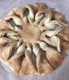 an image of some food that is in the shape of a flower