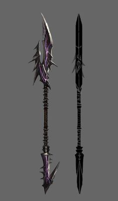 Fantasy Dagger, D D Items, Fantasy Props, Dragon Knight, Fantasy Armor, Monster Hunter, Spears, Cartoon Wallpaper, Swords