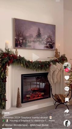 Michael Buble, Fireplace Mantels, Winter Wonderland, Fireplace