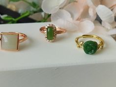 Vintage Hetian Jade Ring. Real Imperial Jade Sterling Rose - Etsy Adjustable Elegant Jade Rings, Jade Open Ring As Gift, Jade Open Ring Gift, Jade Open Ring For Gift, Jade Rings For May Birthstone, Jade Ring For May Birthstone Gift, Green Jade Ring, Imperial Jade, Hetian Jade