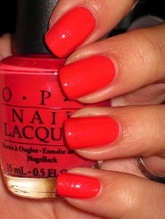 Nails Opi, Red Lobster, Red Nail, Opi Nail Polish, Opi Nails, Manicure Y Pedicure, Summer Color, Nail Color, Nail Polish Colors