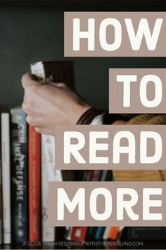 a person holding a book in their hand with the words how to read more on it