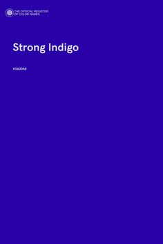 an image of a purple background with the words strong indigo