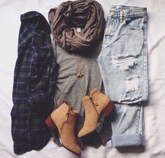 Blue Flannel Outfit, Flannel Outfit, Blue Flannel, Portobello, Outfit Goals, Outfit Idea