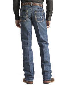 Ariat Men's M4 Gulch Medium Wash Relaxed Low Rise Bootcut Jeans Ariat Jeans, Boot Barn, Ariat Boots, Low Rise Bootcut Jeans, Favorite Boots, Cow Boy, Jeans Men, Boot Cut Jeans, Mens Big And Tall