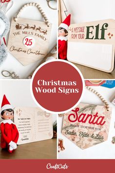 'Tis the season for Printed Christmas Wood Signs and all things holiday home decor. Deck your halls with new Christmas Wood Signs. | CraftCuts.com Nursery Letters Girl, Christmas Wood Signs, Cake Topper Wedding Monogram, Painting Wooden Letters, Playroom Signs, Monogram Cake Toppers, Wood Monogram, Engraved Wood Signs, Christmas Craft Kit