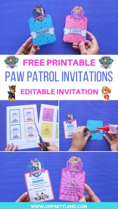 instructions for how to make paw patrol birthday party favors