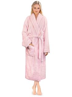 PRICES MAY VARY. Designed to be used as comfortable robe or bathrobe at your home. Our shaggy long robe has the perfect fit and comes with a waist strap so you can adjust for perfect fit and 2 side pockets to keep all your essentials! FLUFFY TEDDY SHERPA FLEECE ROBE Our Premium Women Fleece Long Robe is soft on your skin, lightweight, and keeps you warm. We made the robe of fluffy teddy sherpa fabric to make it cozy with an elegant touch! PERFECT GIFT: Ideal present for family or friends for bir Womens Bathrobes, Terry Robe, Fleece Robe, Soft Robes, Belted Robe, Lounge Robes, Cozy Loungewear, Old Rose, Waist Strap