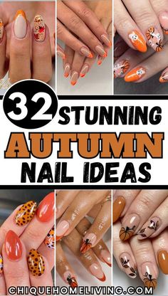 Fall Nails For Short Nails, Short Fall Nail Ideas, Short Fall Nail, November Nail Designs, Short Nail Ideas, Fox Nails, Chic Manicure, Fall Nail Ideas, Minimalist Nail