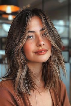 Face Framing For Medium Length Hair, What Length Should My Hair Be, Square Haircut Medium, Long To Medium Haircut Before And After, Long Simple Haircut, Long Layered Bob Hairstyles Mid Length, Medium Length Haircut Curtain Bangs Straight Hair, Simple Medium Haircut, Mid Length Haircut Brunette