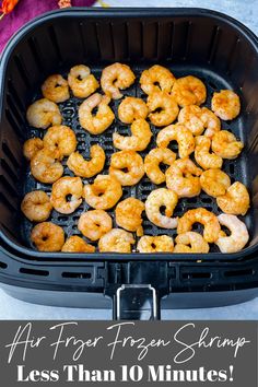 air fryer frozen shrimp less than 10 minutes