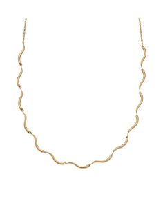 in stock Gold Waves, Stainless Steel Chain Necklace, Bare Beauty, Easter Shopping, Skagen, Luxe Gifts, Steel Chain, Stainless Steel Chain, Gifts For Teens