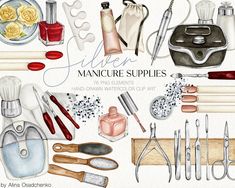 Pedicure Silver, Nail Business Logo, Artist Clipart, Tools Clipart, Nail Business, Logo Diy, Pedicure Tools, Some Times, Elements Of Art