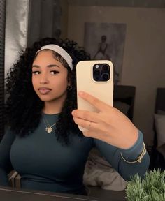 Head Band Hairstyles, Flip Over Quick Weave, Curly Hair Photos, Cute Curly Hairstyles, Hairdos For Curly Hair, Pretty Females, Quick Weave, Natural Hair Tips