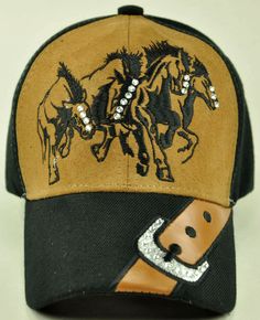 NEW! RODEO HORSE STONE COWBOY FAUX LEATHER BELT CAP HAT BLACK NEW! RODEO HORSE STONE COWBOY FAUX LEATHER BELT CAP HAT BLACK NEW - WITH TAGS 100% High End Acrylic Logos and designs are fully embroidered Size: One Size Fits All VELCRO ADJUSTMENT Shipping Payment Terms of Sale SHIPPING We ship Worldwide. We ship to USA 48 continental states, Item usually will be shipped out within 1~3 business days after payment received. We only ship to confirmed addresses. Non USA Customers: First Class Inte Casual Black Baseball Cap For Rodeo, Western Style Brown Adjustable Baseball Cap, Adjustable Black Hat With Leather Sweatband, Black Adjustable Hat With Leather Sweatband, Western Style Adjustable Brown Baseball Cap, Western Style Black Baseball Cap For Outdoor, Adjustable Black Hat For Rodeo, Black Baseball Cap For Country Events, Black Western Style Baseball Cap For Outdoor