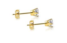 Pompeii3 1/2ct Diamond Studs 14K Yellow Gold #Sponsored #Diamond, #sponsored, #ct, #Studs Gold Diamond Earrings With Tension Setting For Anniversary, Gold Diamond Earrings With Tension Setting For Formal Occasions, Classic Gold Diamond Earrings With Tension Setting, Formal Gold Diamond Earrings With Tension Setting, Gold Diamond Earrings With Tension Setting, Gold Clip-on Earrings With Diamond Accents For Anniversary, Macy's Classic Yellow Gold Diamond Earrings, 14k Yellow Gold Solitaire Diamond Earrings, Clip-on Yellow Gold Diamond Earrings As Gift