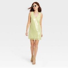 Beautiful Lime Green Sequence Dress. Perfect For Upcoming Holidays. Nwt Spring Holiday Knee-length Dresses, Spring Holiday Fitted Dresses, Fitted Dresses For Spring Holiday, Fitted Dresses For Holiday In Spring, Casual Mini Dress For Spring Holiday, Elegant Spring Mini Dress For Holiday, Elegant Mini Dress For Spring Holiday, Spring Holiday Knee-length Mini Dress, Knee-length Mini Dress For Spring Holiday