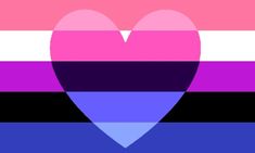 a heart is shown in the middle of a multicolored background with stripes on it