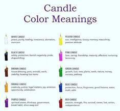 Advent Candle Colors, Witchcraft Candle Magic, Wicca Candles, Candle Meaning, Cross Candles, Brown Candles, Purple Candles, Yellow Candles