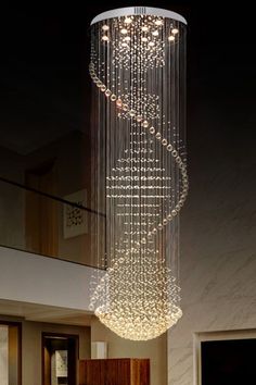 Raindrop Crystal Chandelier Ball Shape - SamuLighting Staircase Lighting, Crystal Ceiling Light, Hallway Living Room, Crystal Light, Bedroom Hallway, Modern Ceiling Light, Lamps Ceiling, Crystal Sphere, Flush Mount Lighting