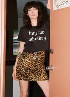 whiskey shirt Edgy Short Sleeve T-shirt For Night Out, Punk Short Sleeve Crop Top With Letter Print, Trendy Crop Top T-shirt For Night Out, Edgy Letter Print T-shirt For Night Out, Graphic Tee For Fall Night Out, Graphic Tee For Night Out In Fall, Trendy Letter Print T-shirt For Night Out, Trendy T-shirt With Letter Print For Night Out, Grunge Short Sleeve T-shirt For Night Out