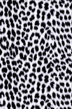 a black and white animal print fabric