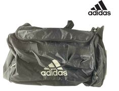 Condition: Pre-owned: Seller Notes: Pre owned gym bag in ok condition, damage has stain, sports dirt marks. See pictures for clarity. Size: width: 38CM/length: 49CM/height: 30CM Brand: adidas Department: Men Color: Black Size: Large Model: Duffle Bag Material: Polyester Sport/Activity: Gym & Training Features: Adjustable Strap Closure: Zip Hiking Bags, Nba Jacket, Black Duffle Bag, Rare Clothing, Rare Sneakers, Army Pants, Army Cap, Activity Gym, Travel Sports