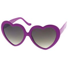 Cute Women's Lolita Sweet Heart Shape Sunglasses - zeroUV Trendy Heart Print Sunglasses For Valentine's Day, Heart-shaped Sunglasses With Heart Print, Trendy Valentine's Day Sunglasses With Heart Print, Playful Heart-shaped Sunglasses With Uv Protection, Playful Sunglasses For Party, Playful Heart-shaped Sunglasses With Gradient Lenses, Fun Party Sunglasses With Heart Print, Fun Heart Print Party Sunglasses, Fun Purple Sunglasses For Summer