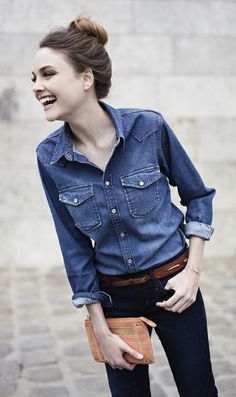 summer outfits Casual Chique Stijl, Look Jean, Double Denim, Zadar, Looks Street Style, Rachel Zoe, Mode Vintage