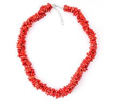 Add a bold statement to your casual style with this beautiful coral bead necklace. Red Bamboo, Coral Beads Necklace, Bamboo Coral, Coral Beads, Bead Necklace, Casual Style, Beaded Necklace, Coral, Jewelry Necklaces