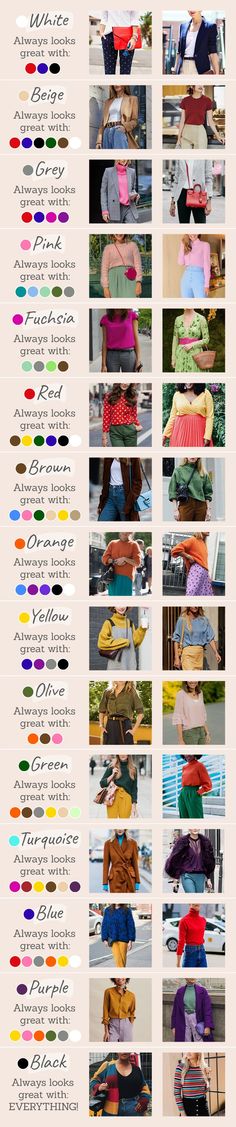 Texts Pranks, Snowman Tattoo, Woman Tips, Color Knowledge, Colour Combinations Fashion, Color Combos Outfit, Color Blocking Outfits, Body Tattoo, Color Combinations For Clothes