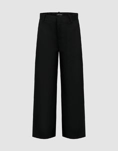 Category : Trousers
            
Fit Type : Loose
            
Stretch Fabric : Slight Stretch
            
SPU : UWJ630026
            
Fabric : Body:98% Cotton 2% ElastanePocketbag:100% Polyester
            
Tips : wash with like colors,do not soak.
                            Product Measurement Units: CM                                                                                                                                    Size                                                XS Casual Plain Workwear Pants, Casual Plain Pants For Work, Solid Workwear Jeans With Side Pockets, Classic High Waist Pants With Patch Pockets, High Waist Cotton Dress Pants With Pockets, Classic Baggy Pants With Pockets, Solid Jeans With Hip Pockets For Work, Classic Baggy Dress Pants With Pockets, Solid Jeans With Welt Pockets For Work