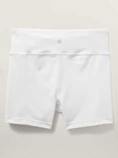 Athleta Girl Chit Chat Shine Short | Athleta White High-waisted Yoga Athletic Shorts, Micro-elastic High-waist Athletic Shorts, Micro-elastic Solid Athletic Shorts For Pilates, Micro-elastic High-waist Athletic Shorts With Built-in Shorts, White High-stretch Activewear With Built-in Shorts, Chit Chat, Soft Shorts, Fabric