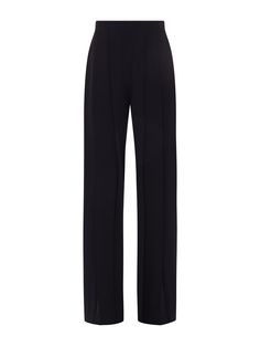 The Nova is your new go-to wide-leg trouser. Sharp front pleats offset the volume with a tailored crispness. The oversized cut creates a beautiful flow and movement. An invisible side zip keeps the silhouette smooth and ultra polished. This classic is the black pant you’ll pair with anything and everything. | L'AGENCE Nova Pleated Wide-Leg Pants In Black Black Fits, Spring Collection, Short Pants, Jeans Fit, Leg Pants, Side Zip, Black Pants, Wide Leg Pants, The Black