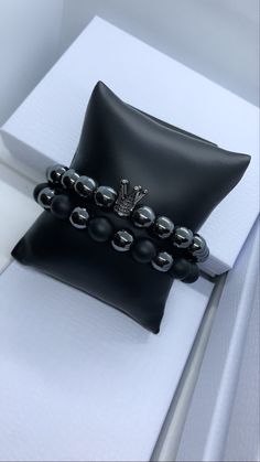 This gorgeous set is perfect bracelet set for every man. Can be worn with suit and tie or Classic jeans fit. Wonderful gift for hubby, son, brother or that special guy in your life. Our bracelets are stretchy and double stringed. Made with 10 MM Black Hematite & Black Onyx Beads. Beaded Bracelets Black, Men Beaded Bracelet, Beaded Bracelet Stack, Bracelets Black, Gifts For Hubby, Onyx Bracelet, Mens Beaded Bracelets, Onyx Bead, Classic Jeans