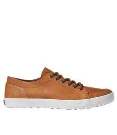 These casual leather shoes provide a broken-in feel from the start, with a supportive footbed and durable outsole for comfort anywhere life takes you. Order regular shoe size. Half sizes order up to next whole size. Soft, full-grain leather upper for a broken-in feel. Leather sustainably-sourced from certified Leather Working Group Gold-rated tannery. Lace-up design allows for customizable fit. True Comfort footbed provides great rebound, comfort and stability. VertiGrip outsole gives excellent Brown Leather Footbed Sneakers, Brown Leather Footbed Sneakers For Everyday, Everyday Brown Sneakers With Leather Footbed, Casual Plain Toe Walking Shoes For Everyday, Casual Everyday Walking Shoes With Plain Toe, Casual Leather Sneakers For Everyday, Rugged Sneakers With Removable Insole And Round Toe, Casual Leather Walking Shoes With Leather Sole, Everyday Walking Shoes With Textured Sole And Plain Toe