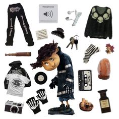 Wybie Inspired Outfit, Wybie Outfit Ideas, Coraline Themed Outfit, Wybie Outfit, Wybie Aesthetic, Wybie Coraline Costume, Coraline Outfit Ideas, Coraline Outfit Aesthetic, Coraline Aesthetic Outfit