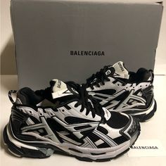 *Please Review All Terms Before Purchasing* Balenciaga Runner Track Trainers Size: Women Size 9 Condition: The Item Is In Good Condition. They Have Been Worn Very Lightly And Have Been Cleaned And Well Kept. Please View All Pictures Before Purchasing Box/Inserts: The Item Comes With Original Box Shipping: All Items Are Shipped Double Boxed, Usps Priority Authenticity: All Items Are Guaranteed 100 Percent Authentic, Buy With Confidence!! Feel Free To Message With Any Questions! Balenciaga Shoes Women, Balenciaga Runner, Balenciaga Runners, Shoes Balenciaga, Balenciaga Black, Balenciaga Shoes, 100 Percent, Balenciaga, Original Box