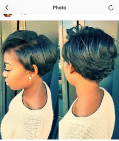 Bob Haircuts Black Women, 2022 Hair Trends For Women, Haircuts Black Women, Summer 2022 Hair Trends, Bob Black Women, 2022 Hair Trends, Short Stacked Bob, Short Relaxed Hairstyles, Bob Black