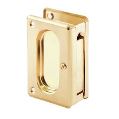 an image of a brass plated door handle