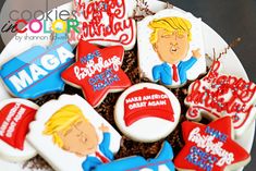 Presidential Inauguration Party Ideas, Inauguration Party, My Sister In Law, Cute Birthday Ideas, Cutout Sugar Cookies, Pretty Cookies, Bakery Desserts, Perfect Cookie, Cut Out Cookies