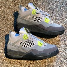 Only Worn Once 9/10 Condition No Odor No Heal Drag Smoke & Pet Free No Box Suede Is Nice & Smooth Gray Low-top Air Jordan 4 For Sports, Sporty Gray High-top Air Jordan 4, Air Jordan 4 High-top Gray Shoes With Branded Insole, Gray High-top Air Jordan 4 With Branded Insole, Gray Low-top Air Jordan 4 For Streetwear, Gray Jordan Lace-up Shoes With Air Cushioning, Gray Jordan Shoes With Air Cushioning And Lace-up, Gray Air Jordan 4 Sports Shoes With Round Toe, Gray Air Jordan 4 With Cushioned Footbed