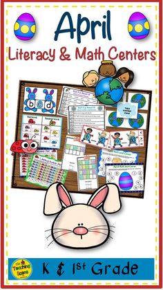 Do you need some literacy and math centers for April ?  This resources is just for you.  Easy Prep April  Literacy & Math Centers for Lower Elementary Children!  Students learn and practice a variety of reading and math skills that can be done in small groups, centers, or individually. Themes for this month activities are Easter, Ladybugs and Earth Day.   #april #literacy #math #theteachingscene #theteachingscenebymaureen #theteachingscene Earth Day Theme, Math Center Games, April Easter, Literacy Games, Nonsense Words, Math Center Activities, Sight Word Games, Special Education Students, Thematic Units