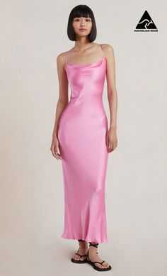 DRESSES - BEC + BRIDGE US Silk Formal Dress, Dress Hire, Bec And Bridge, Backless Maxi Dresses, Cowl Neckline, Candy Pink, Pink Candy, Outfits Summer, Guest Dresses