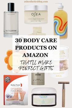 these body care products are goint to make perfect gifts for my friends and family! #bodyskincareroutine #bodycareroutine #bodycareproducts Best Oils For Body Skin Care, Body Care Products Small Business, Amazon Body Care Must Haves, Body Care Kit Gift, Body Shop Gift Sets